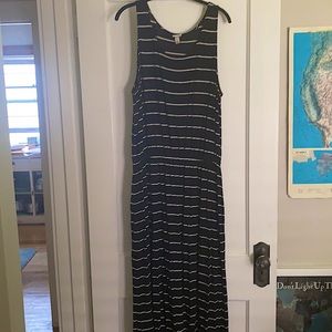 Merona Striped Maxi Dress